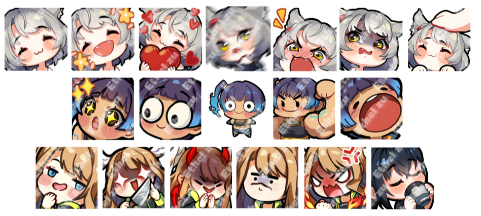 Emotes example